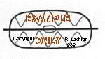 copyright- generic shield symmetry drawing - RT; Lachlan (Hale) 1989.